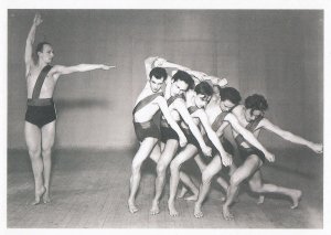 Sasha Jooss Leeder Ballet Performing Dante Inferno in 1935 Photo Postcard