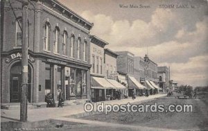 West Main Street Storm Lake, Iowa, USA Unused 