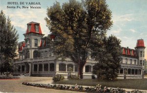 Santa Fe New Mexico Hotel De Vargas Vintage Postcard AA48796