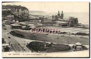 Old Postcard Dieppe Casino and Cliffs