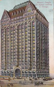 Illinois Chicago Masonic Temple 1910