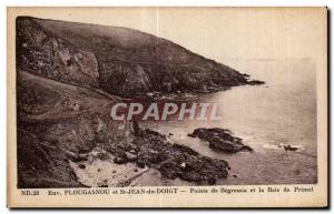 Old Postcard Plougasnou Surroundings and St John's Point Finger Begrassia and...