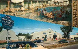 Postcard Missouri St. Louis Swimming Pool Park Plaza Motel Route 66 23-11830