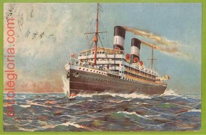 af7922 - ITALY - VINTAGE POSTCARD Postcards - 1910's - Ship P.ssa MAFALDA-