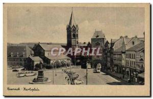 Old Postcard Eisenach Karlsplatz