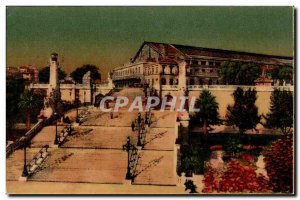 Marseille - Monumental Staircase Gare Saint Charles - staiway - Old Postcard