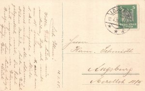A117 Germany 1926 Loerrach General view vintage postcard
