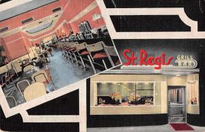 Washington DC St Regis Grill and Bar Interior View Exterior Postcard J76358