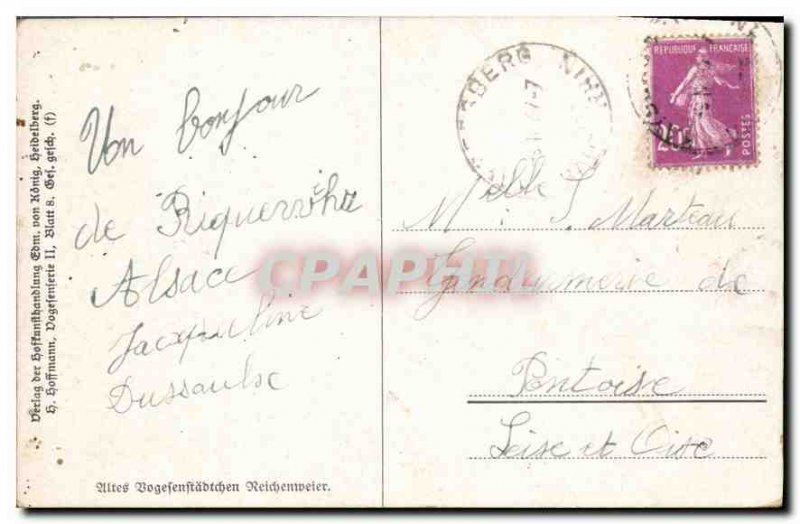 Old Postcard Reichenweier