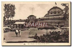 Old Postcard Vichy Casino & Gardens