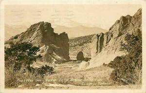 CO, Pikes Peak, Colorado, RPPC, Gateway Garden of Gods