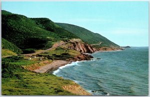 VINTAGE POSTCARD CORNY BROOK ON THE CABOT TRAIL CAPE BRETON CANADA 1970s