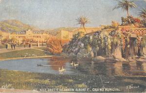 US2888 France Nice Grotte du Jardin Albert I Casino Municipal signed beraud