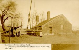 NH - Jaffrey. Old Baker Home.   *RPPC