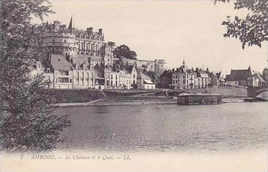 France Amboise Le Chateau et le Quai