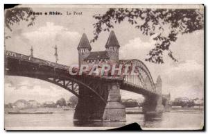 Old Postcard Bonn's Rhine Bridge