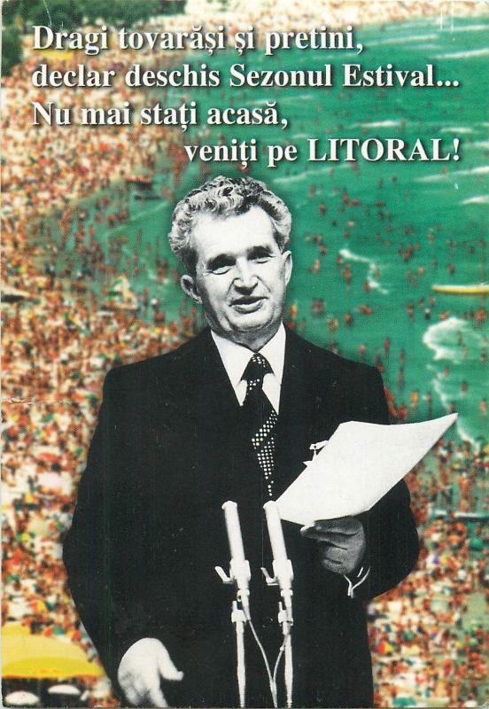 Romanian communist dictator Nicolae Ceausescu