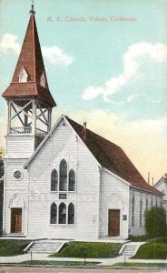 c1910 Postcard; M.E. Church, Vallejo CA Solano County Unposted Newman Co.