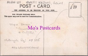 Leicestershire Postcard - High Street, Great Easton  SW15760