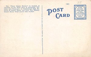 Three States Marker Middlesboro KY