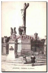 Old Postcard Avignon Cathedral of Calvary