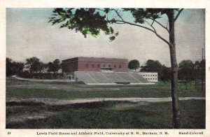 Vintage Postcard Lewis Field House Athletic University Durham New Hampshire NH