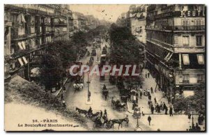 Paris Old Postcard Boulevard Montmartre