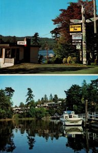 Canada Brentwood Inn Brentwood Bay British Columbia Chrome Postcard 08.84