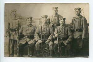 426134 WWI GERMANY soldier 1914 year german military post photo postcard