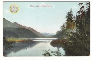 Cedar Lake, Washington, Antique Bon Marche Postcard, Local Publisher