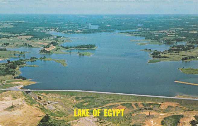 Lake of Egypt near Marion IL, Illinois