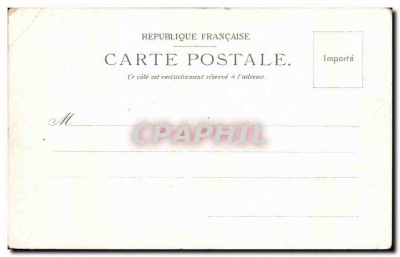 Old Postcard Paris Pantheon