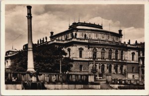 Czech Republic Prague Praha Dum Umelcu Vintage RPPC C181