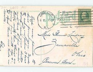 Divided-Back RESTAURANT SCENE Chicago Illinois IL B9958