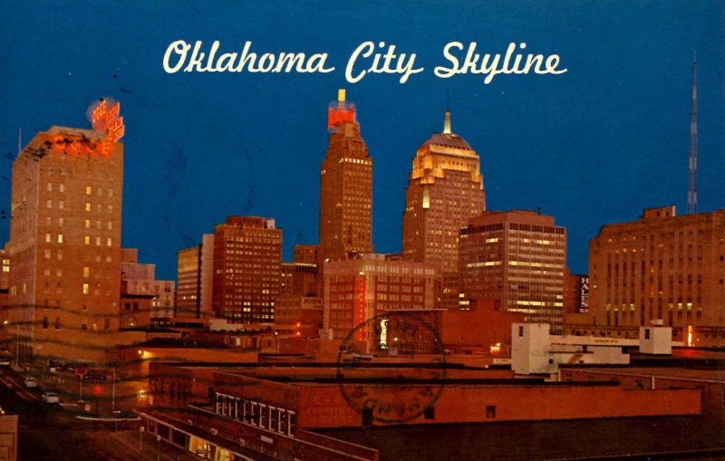 OK - Oklahoma City. Skyline