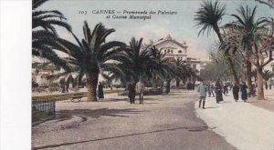 France Cannes Promenade des Palmiers et Casino Municipal