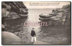 Old Postcard Tregastel Entree Grand Chasm