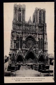 Cathedral Before the Bombardment,Reims,France BIN