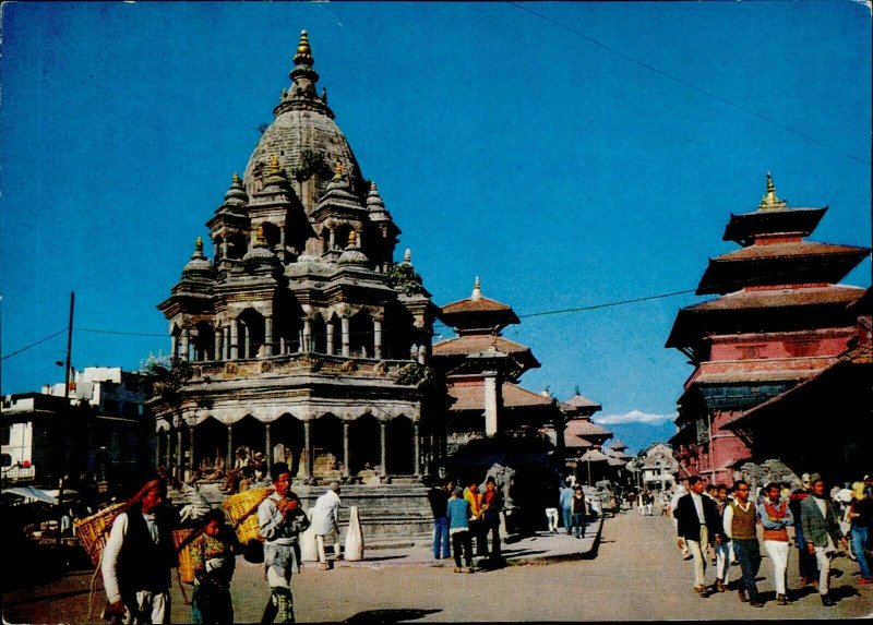 IMN04929 nepal patan durbar square traditional architecture types ethnics