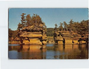 Postcard Sugar Bowl, Lower Dells boat trip, Wisconsin Dells, Wisconsin