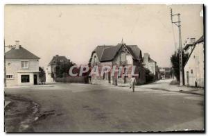 Postcard Modern Guerche de Bretagne Bourial Vitre Street and Verdun