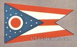 State Flag, Ohio Postcard      ;      State Flag, OH