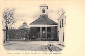 Reformed Protestant Dutch Church, Port Richmond, Staten Island,NY,Old Postcard