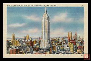 Midtown Skyline showing Empire State Building, NYC