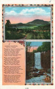 Vintage Postcard 1930's Lookout Mountain Scenic Hudson River View Tennessee TN