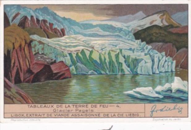 Liebig S1324 Views Of Tierra Del Fuego No 4 Glacier Pagels