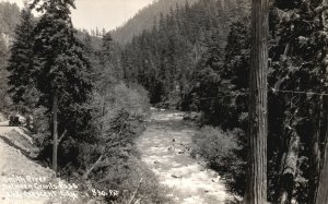 Vintage Postcard 1900's Smith River Bet. Grants Pass & Crescent California RPPC