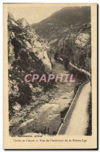 Old Postcard Valley Of I & # 39Aude View From I & # 39Interieur De La Pierre Lys