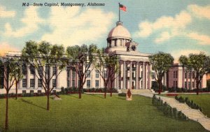 Alabama Montgomery State Capitol Building Curteich