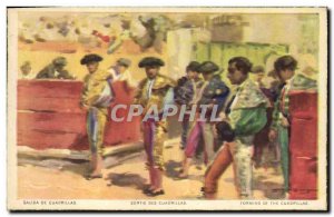Old Postcard Bullfight Bullfight Salida of Cuadrillas